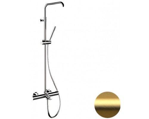 Душевая система Remer Elegance EQ34A7MMSSOFBG, золото брашированное
