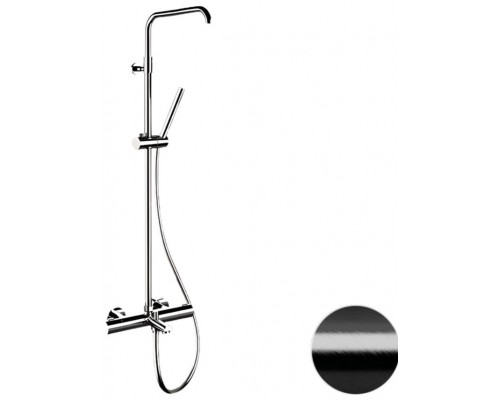 Душевая система Remer Elegance EQ34A7MMSSOFCFP, черный брашированный хром