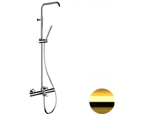 Душевая система Remer Elegance EQ34A7MMSSOFDO, золото глянцевое