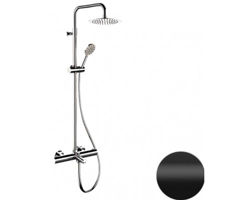 Душевая система Remer EQ34A8MPUFM25NO, черный матовый