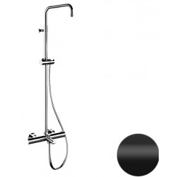 Душевая система Remer Elegance EQ34ASSDNO, черный матовый