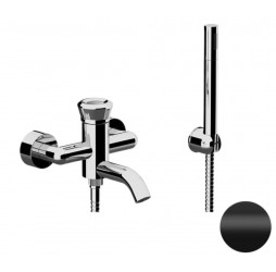 Смеситель для ванны Remer Element ET02NO, черный матовый