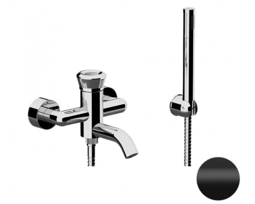 Смеситель для ванны Remer Element ET02NO, черный матовый