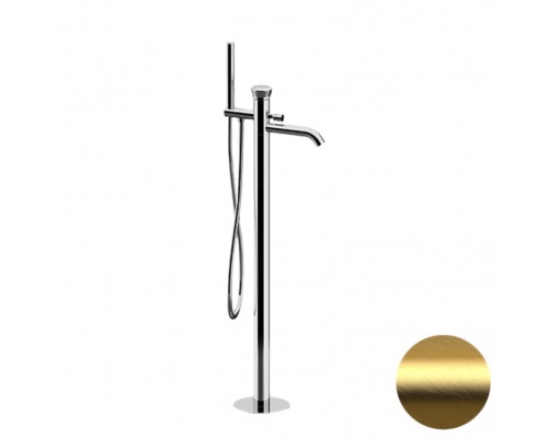 Смеситель для ванны Remer Element ET08BG, золото брашированное