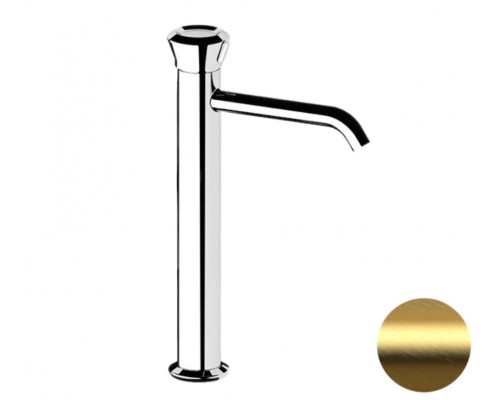 Смеситель для раковины Remer Element ET11LXLBG, золото брашированное