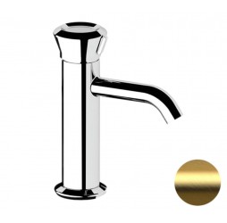 Смеситель для раковины Remer Element ET12BG, золото брашированное