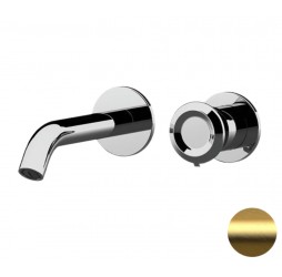 Смеситель для раковины Remer Element ET15PBG, золото брашированное