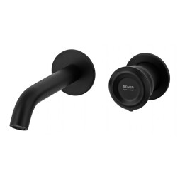 Смеситель для раковины Remer Element ET15PNO, черный матовый