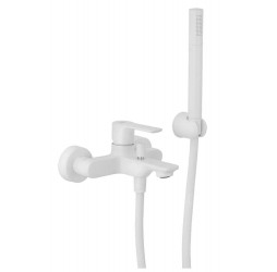 Смеситель для ванны Remer Energy EY02BO, белый матовый