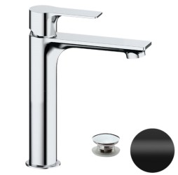 Смеситель для раковины Remer Energy EY10ACCNO, черный матовый