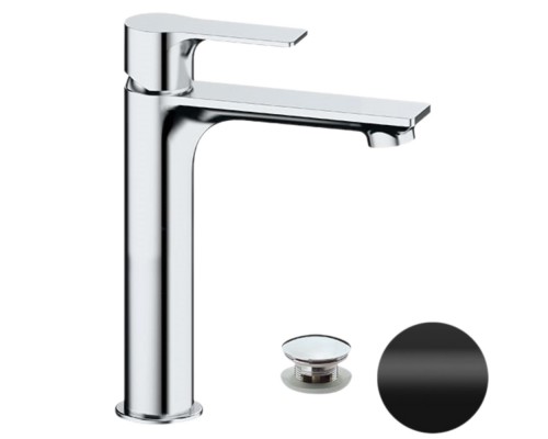 Смеситель для раковины Remer Energy EY10ACCNO, черный матовый