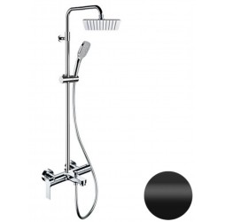 Душевая система Remer Energy EY34A8CPUFD30NO, черный матовый