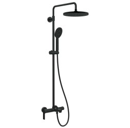 Душевая система Remer Energy EY34A8MPMD25NO, черный матовый