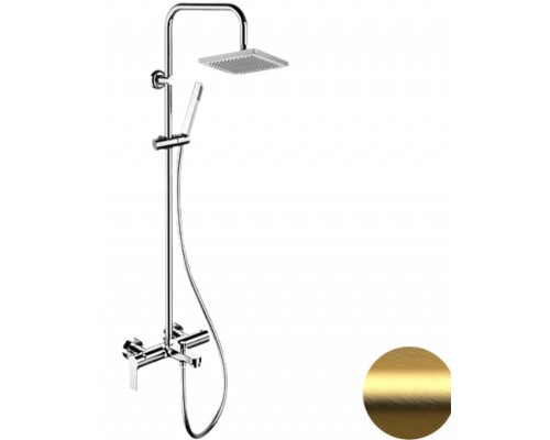 Душевая система Remer Energy EY34X7SS9SSBG, золото брашированное
