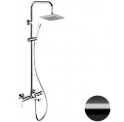 Душевая система Remer Energy EY34X7SS9SSCFP, черный брашированный хром