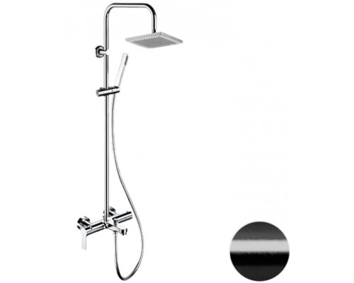 Душевая система Remer Energy EY34X7SS9SSCFP, черный брашированный хром