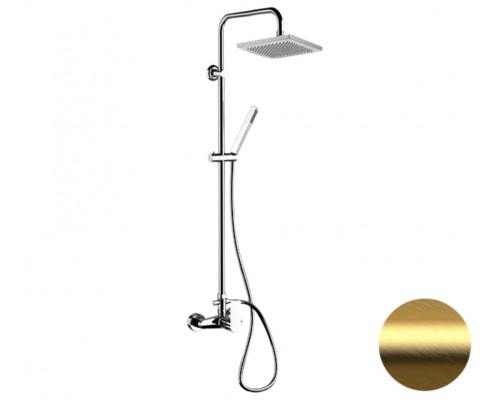 Душевая система Remer Energy EY37X7SS9SSBG, золото брашированное
