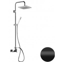Душевая система Remer Energy EY37X7SS9SSNO, черный матовый