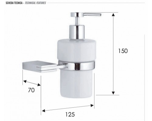 Дозатор Remer Flat FT13CR