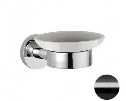 Мыльница Remer Guest GS10CFP, черный брашированный хром