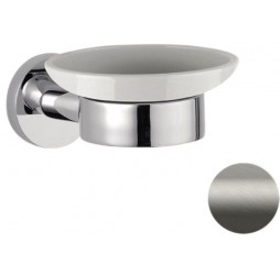 Мыльница Remer Guest GS10NPO, никель матовый брашированный