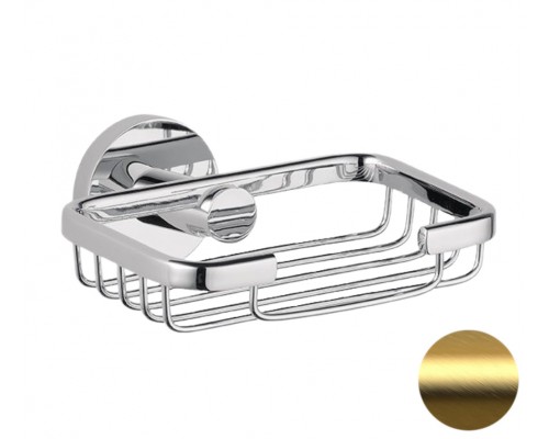 Мыльница Remer Guest GS11BG, золото брашированное