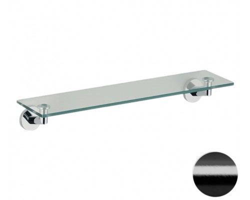 Полка 53 см Remer Guest GS20CFP, черный брашированный хром