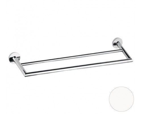 Полотенцедержатель двойной 60 см Remer Guest GS33BO, белый матовый