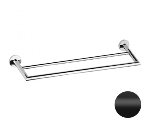 Полотенцедержатель двойной 60 см Remer Guest GS33NO, черный матовый