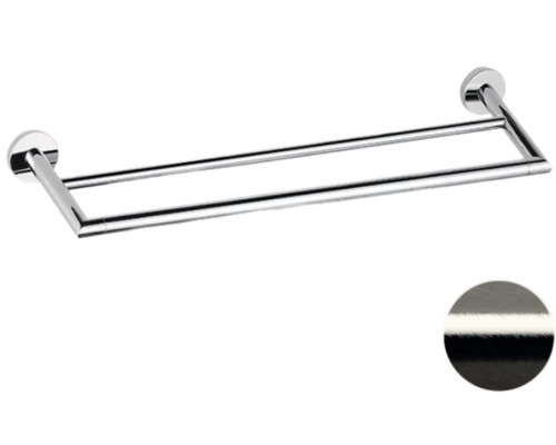 Полотенцедержатель двойной 60 см Remer Guest GS33NP, никель брашированный