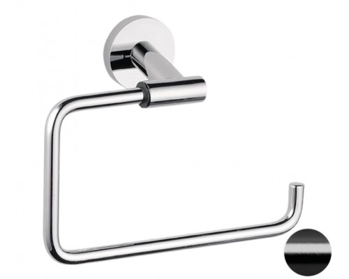 Полотенцедержатель Remer Guest GS44CFP, черный брашированный хром