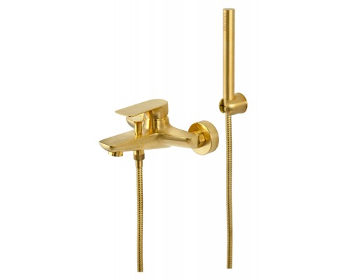 Смеситель для ванны Remer Infinity I02BG, золото брашированное