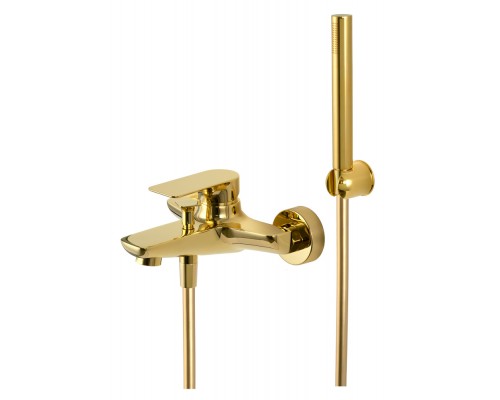 Смеситель для ванны Remer Infinity I02DO, золото глянцевое