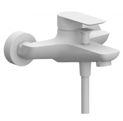 Смеситель для ванны Remer Infinity I05BO, белый матовый