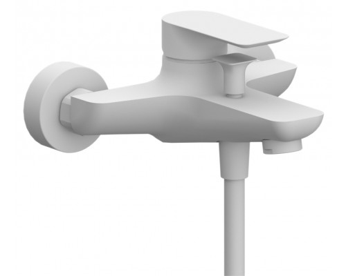 Смеситель для ванны Remer Infinity I05BO, белый матовый