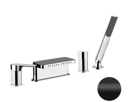 Смеситель для ванны Remer Infinity I06NO, черный матовый