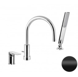 Смеситель для ванны Remer Infinity I07NO, черный матовый