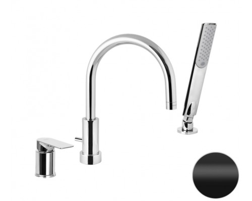 Смеситель для ванны Remer Infinity I07NO, черный матовый