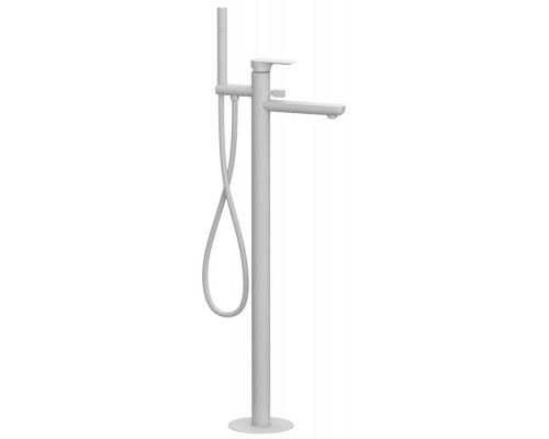 Смеситель для ванны Remer Infinity I08BO, белый матовый