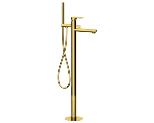 Смеситель для ванны Remer Infinity I08DO, золото глянцевое