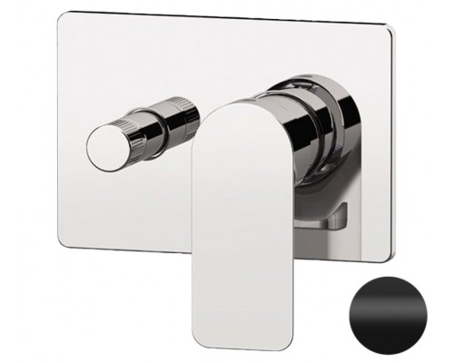 Смеситель для душа Remer Infinity I09HRGNO, черный матовый