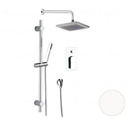 Душевая система Remer Infinity I09S07OBO, белый матовый