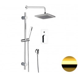 Душевая система Remer Infinity I09S07ODO, золото глянцевое