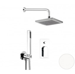 Душевая система Remer Infinity I09S08OBO, белый матовый