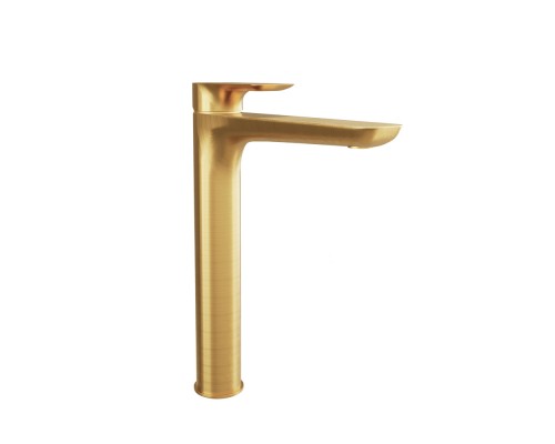 Смеситель для раковины Remer Infinity I11LBG, золото брашированное