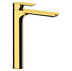 Смеситель для раковины Remer Infinity I11LDO, золото глянцевое