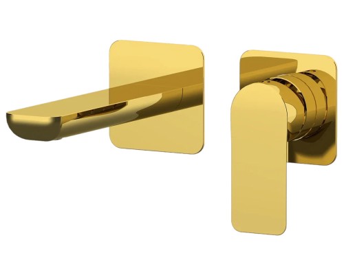 Смеситель для раковины Remer Infinity I15PDO, золото глянцевое