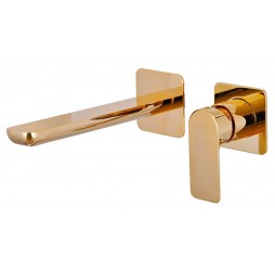 Смеситель для раковины Remer Infinity I15PLDO, золото глянцевое