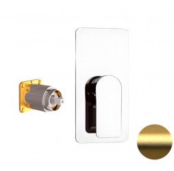 Смеситель для душа Remer Infinity I30KBBG, золото брашированное