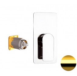 Смеситель для душа Remer Infinity I30KBDO, золото глянцевое